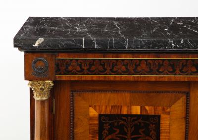 Cabinet in the style of George Bullock with marble top
