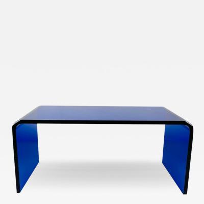 Cain Modern Lucite Coffee Table in Cobalt Blue by Cain Modern USA 2023
