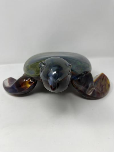 Calcedonia Murano Glass Turtle by Zanetti