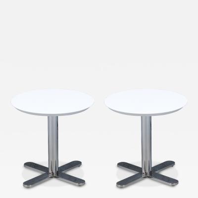 California Modern Plus Chrome Side Tables by West Coast Industries