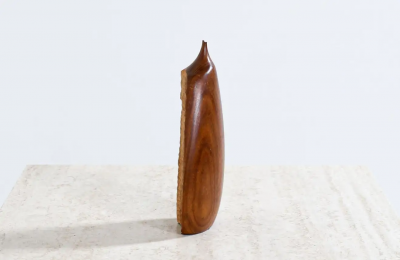 California Modern Red Acacia Weed Pot Vase by Doug Ayers