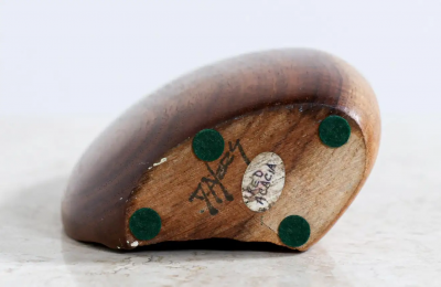 California Modern Red Acacia Weed Pot Vase by Doug Ayers