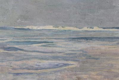 California Seascape Oil on Canvas by Martha Eleanor Nicholson Hurst