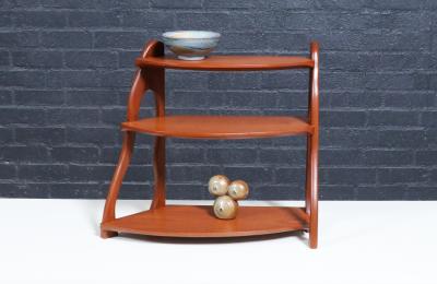 California Studio Craft Organic Modern Teak Counter Shelf