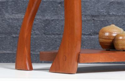 California Studio Craft Organic Modern Teak Counter Shelf