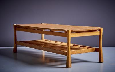California Studio Craft rectangular Oak Coffee Table USA 1960s