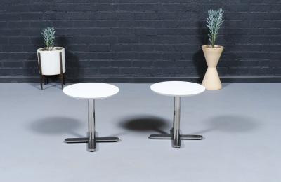 Californian Modern Plus Chrome Side Tables by West Coast Industries