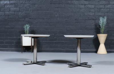 Californian Modern Plus Chrome Side Tables by West Coast Industries