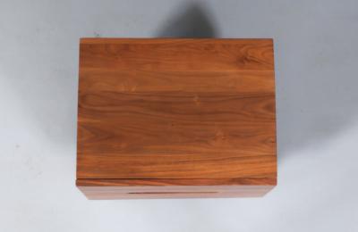 Californian Modern Sculpted Walnut Night Stand