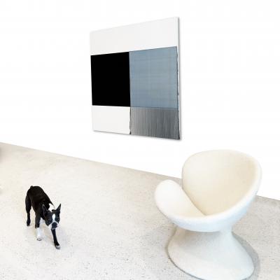 Callum Innes Exposed Painting Delft Blue