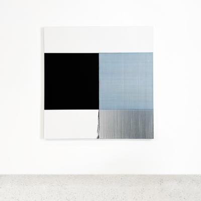 Callum Innes Exposed Painting Delft Blue