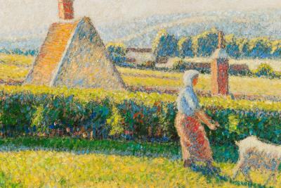 Camille Pissarro Landscape Spring Pasture 