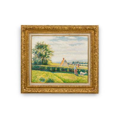 Camille Pissarro Landscape Spring Pasture 