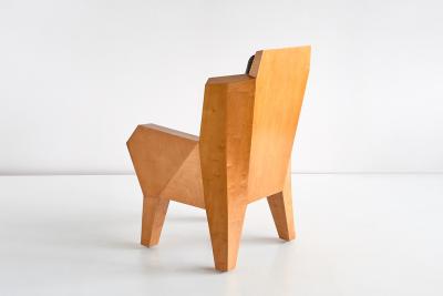 Camillo Cerri Camillo Cerri Important Cubist Armchair Designed for Haus Reinbach 1928