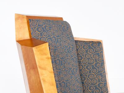 Camillo Cerri Camillo Cerri Important Cubist Armchair Designed for Haus Reinbach 1928