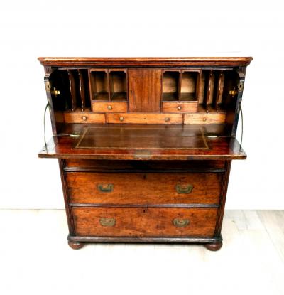 Campaign Secretary Chest of Drawers 19th century English