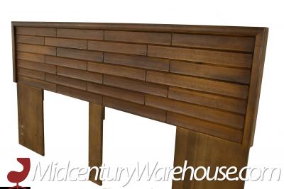 Canadian Brutalist Mid Century King Headboard