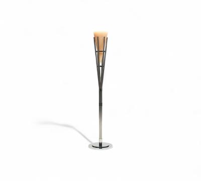 Candle Floor Lamp in Chrome Unknown 1960s Lot 93