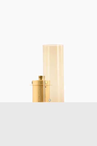 Candlestick in Brass and Glass by Hans Agne Jakobsson 1960s