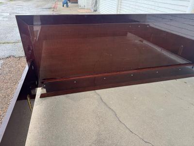 Cantoni 72 w Bookmatched Mahogany w inlay King size Bed