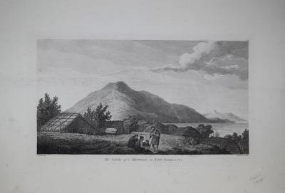 Captain James Cook THE INFIDE OF A HIPPAH IN NEW ZEALAND