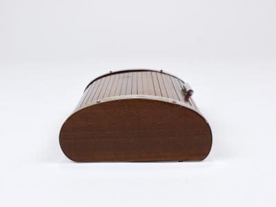 Carl Aub ck 1930s Carl Aubock Large Art Deco Jewelry Storage Cigarette Box Roll Top Vienna