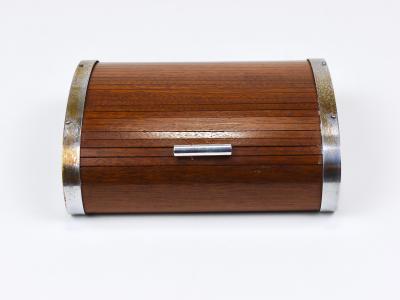 Carl Aub ck 1930s Carl Aubock Large Art Deco Jewelry Storage Cigarette Box Roll Top Vienna
