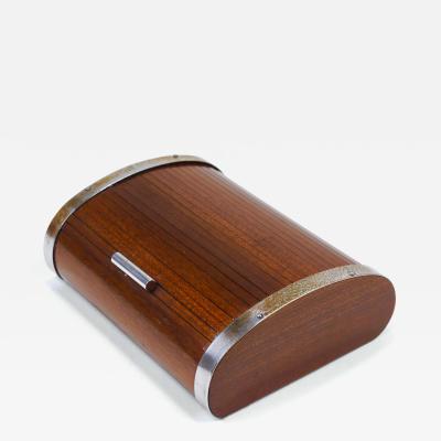 Carl Aub ck 1930s Carl Aubock Large Art Deco Jewelry Storage Cigarette Box Roll Top Vienna