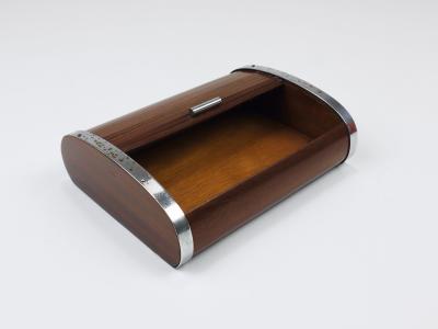 Carl Aub ck 1930s Carl Aubock Large Art Deco Jewelry Storage Cigarette Box Roll Top Vienna