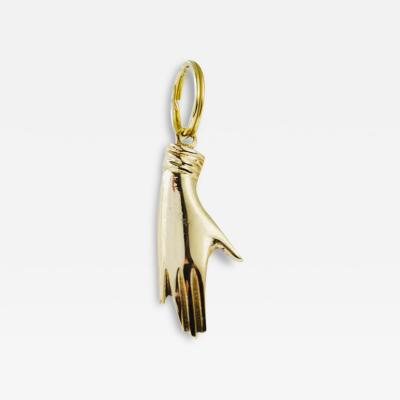 Carl Aub ck Carl Aub ck Handcrafted Midcentury Hand Figurine Key Ring Chain Holder