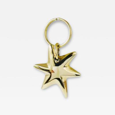 Carl Aub ck Carl Aub ck Midcentury Brass Star Sea Star Starfish Key Ring Chain Holder