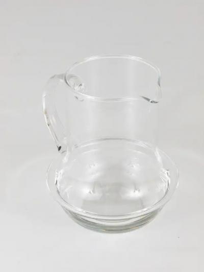 Carl Aub ck Carl Aub ck Midcentury Glass Pitcher Jug by Ostovics Culinar Austria 1970s