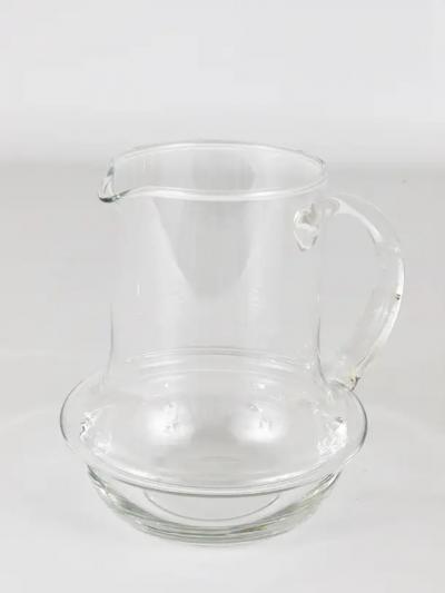 Carl Aub ck Carl Aub ck Midcentury Glass Pitcher Jug by Ostovics Culinar Austria 1970s