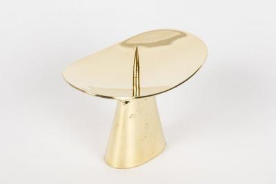 Carl Aub ck Carl Aub ck Model 3469 Polished Brass Candleholder