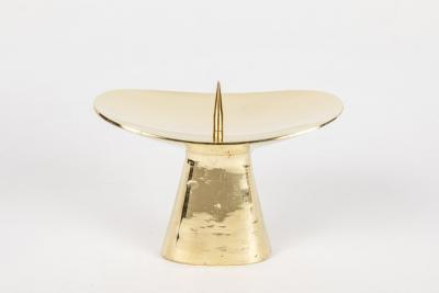 Carl Aub ck Carl Aub ck Model 3469 Polished Brass Candleholder