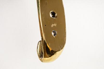 Carl Aub ck Carl Aub ck Model 5439 Large Brass Hook