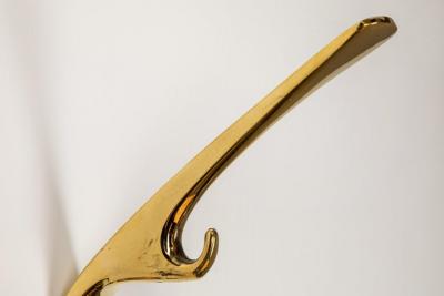 Carl Aub ck Carl Aub ck Model 5439 Large Brass Hook