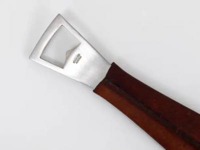 Carl Aub ck Carl Aub ck Neptune Fish Bottle Opener Leather Steel by Amboss Austria 1950s