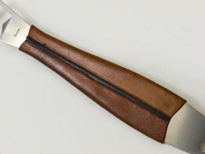 Carl Aub ck Carl Aub ck Neptune Fish Bottle Opener Leather Steel by Amboss Austria 1950s