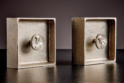 Carl Aub ck Carl Aub ck Pair of Bookends