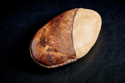 Carl Aub ck Carl Aub ck Paperweight in Leather and Stone