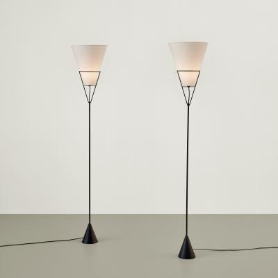 Carl Aub ck Carl Aub ck pair of Vice Versa floor lamps model no E1788 1950s