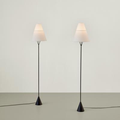 Carl Aub ck Carl Aub ck pair of Vice Versa floor lamps model no E1788 1950s