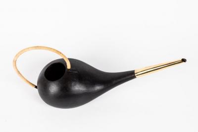 Carl Aub ck Carl Aubo ck 3632 Watering Can in Patinated Brass and Cane