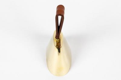 Carl Aub ck Carl Aubo ck Model 3603L Large Brass and Leather Bell