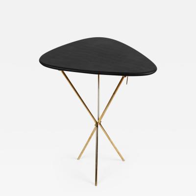 Carl Aub ck Carl Aubo ck Model 3642 Brass and Leather Table