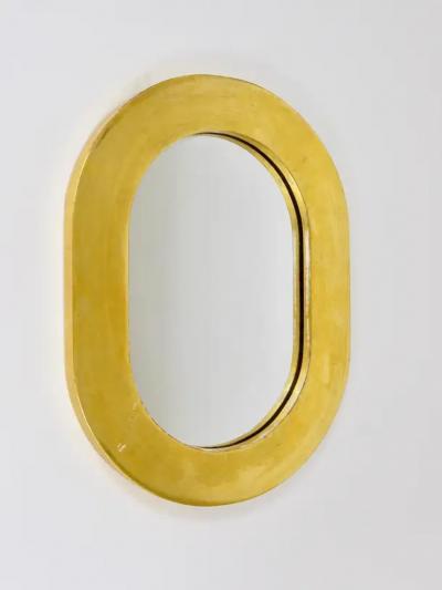 Carl Aub ck Carl Aubock Gold Plated Midcentury Wall Mirror Austria 1960s