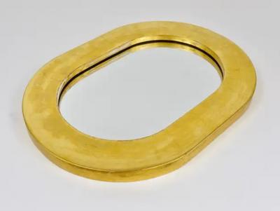 Carl Aub ck Carl Aubock Gold Plated Midcentury Wall Mirror Austria 1960s