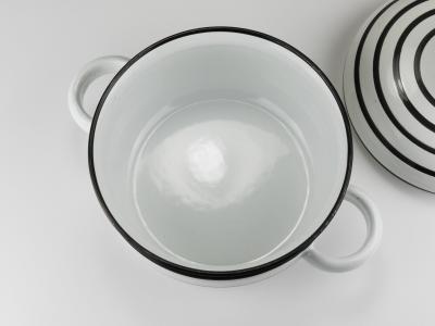 Carl Aub ck Carl Aubock III Enameled CULINAR Pot With Lid Ostovics Vienna Austria 1970s