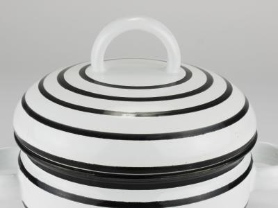 Carl Aub ck Carl Aubock III Enameled CULINAR Pot With Lid Ostovics Vienna Austria 1970s